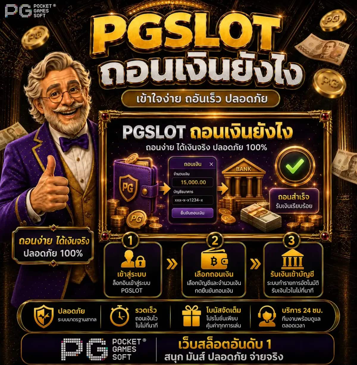 PGSLOT ถอนเงินยังไง: คู่มือ PGSLOT.GARDEN สำหรับมือใหม่